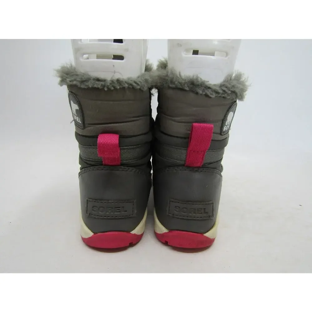 Sorel Little Kids Youth 2 Gray Waterproof Insulated Snow Boots